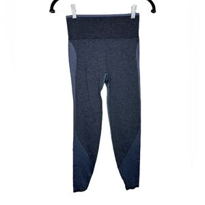 Victoria Secret PINK Seamless Workout Tight High Waist Blue Leggings Size Small